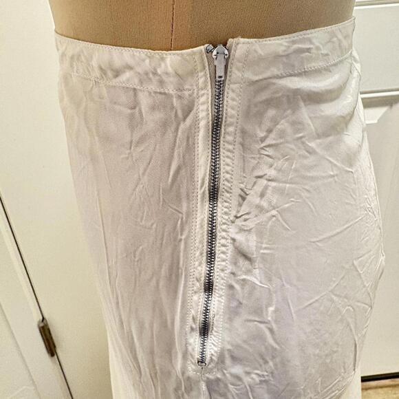 Vintage 1940's Suzette Snip-It Slip Maxi Long Satin Taffeta - Picture 3 of 7